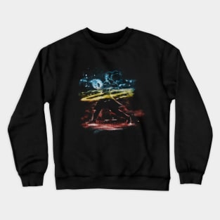 hoola hooping with elements Crewneck Sweatshirt